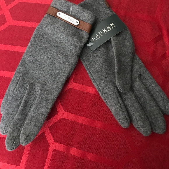 ralph lauren wool gloves